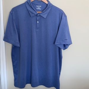 Super soft blue Izod collard shirt!